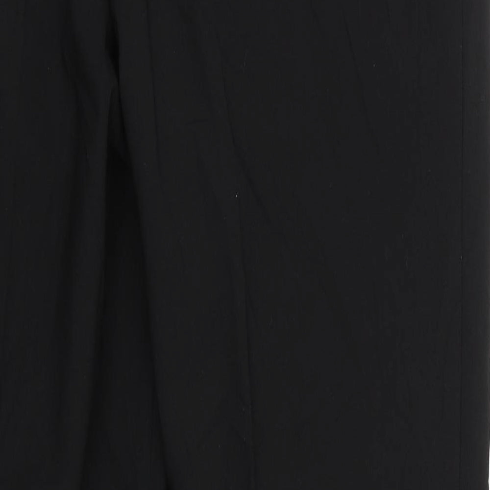 M&S Womens Black Trousers Size 32 L25 in