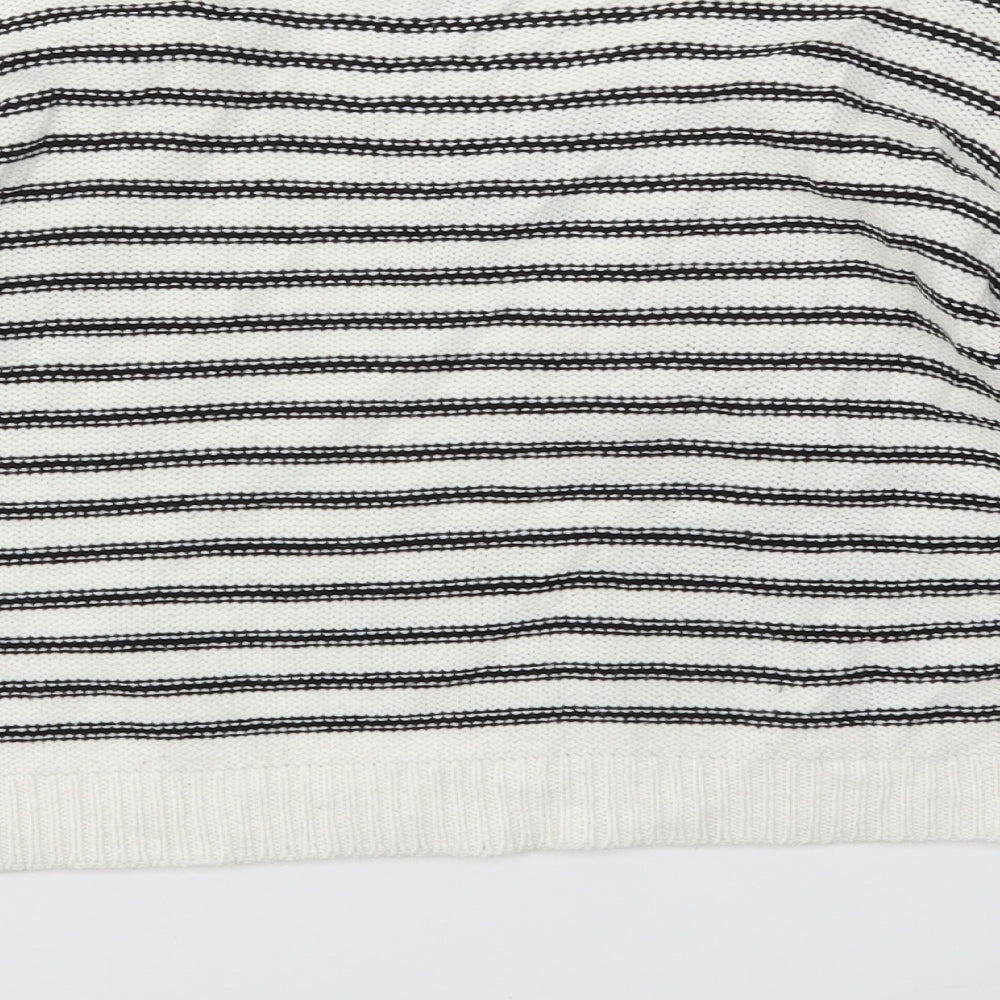 H&M Womens Multicoloured Striped Pullover Jumper Size 6