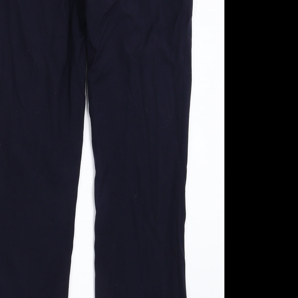 Marks and Spencer Womens Blue Dress Pants Trousers Size 10 L28 in
