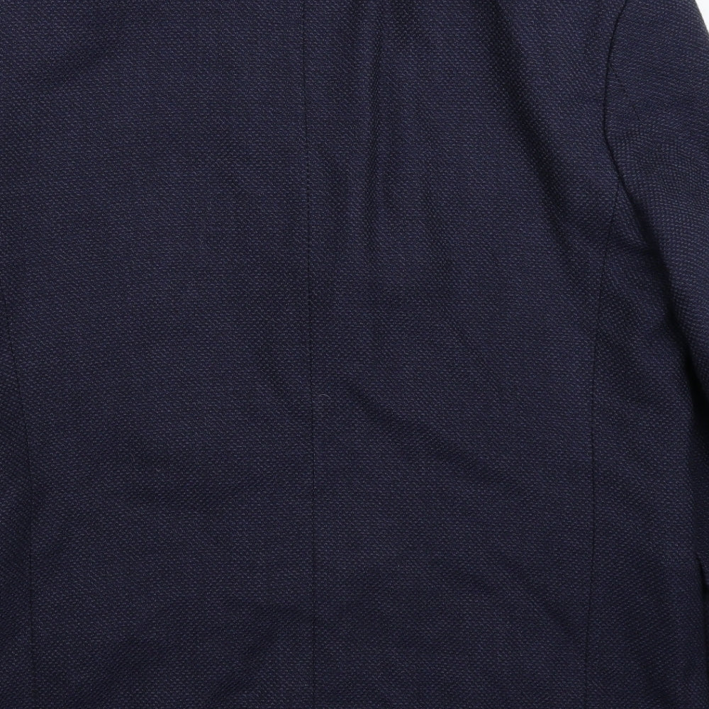 Marks and Spencer Mens Blue Jacket Suit Jacket Size 40