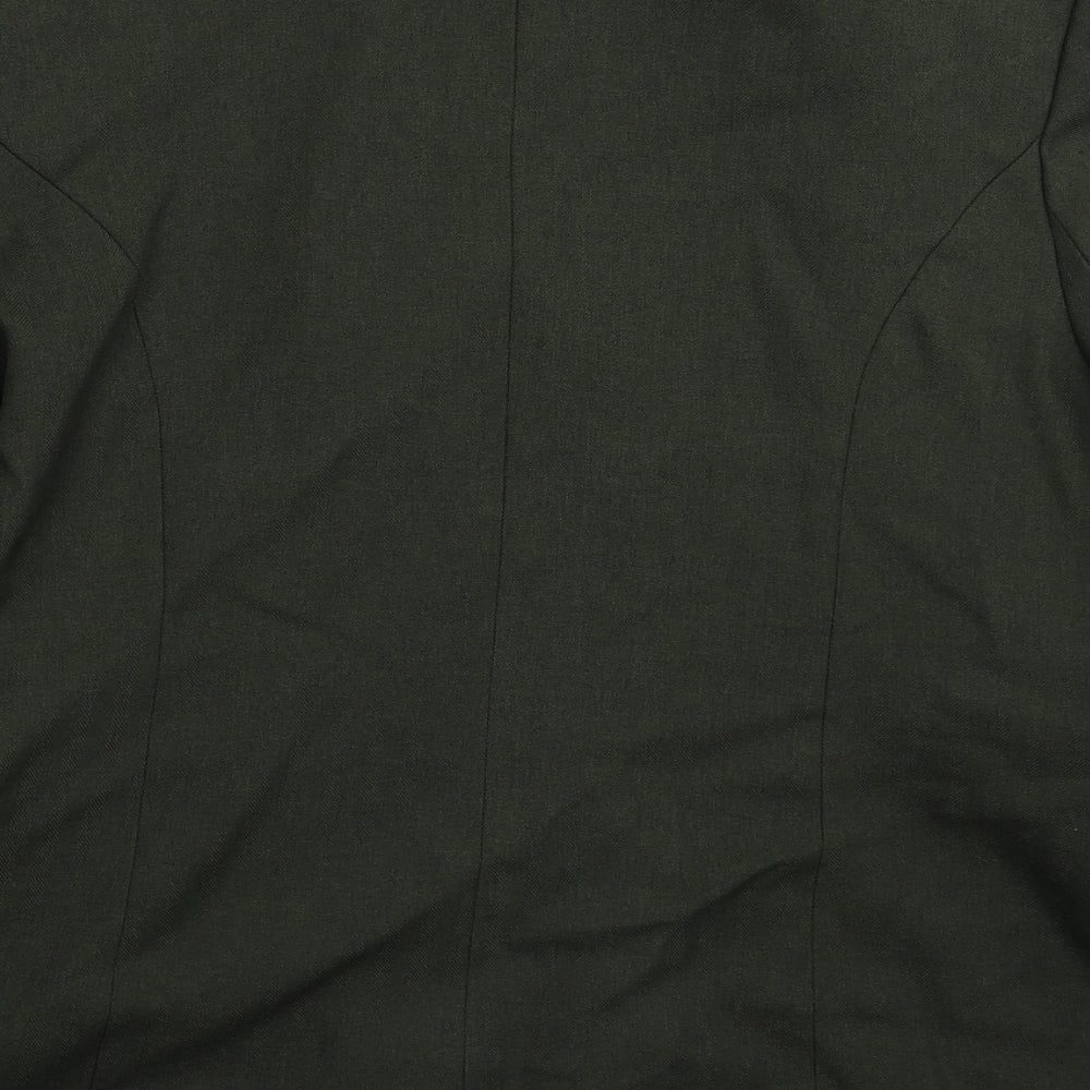 La Divine Womens Green Jacket Blazer Size 16