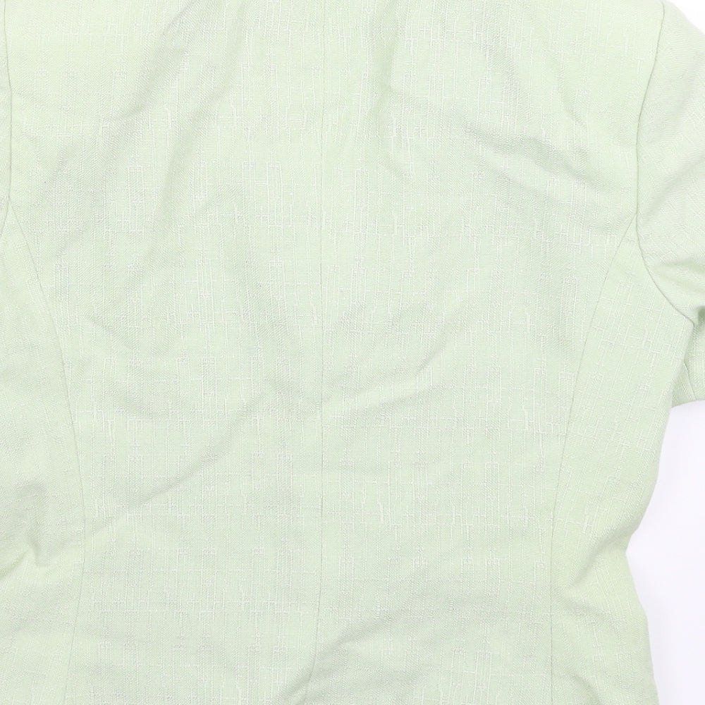 Preworn Womens Green Jacket Blazer Size M