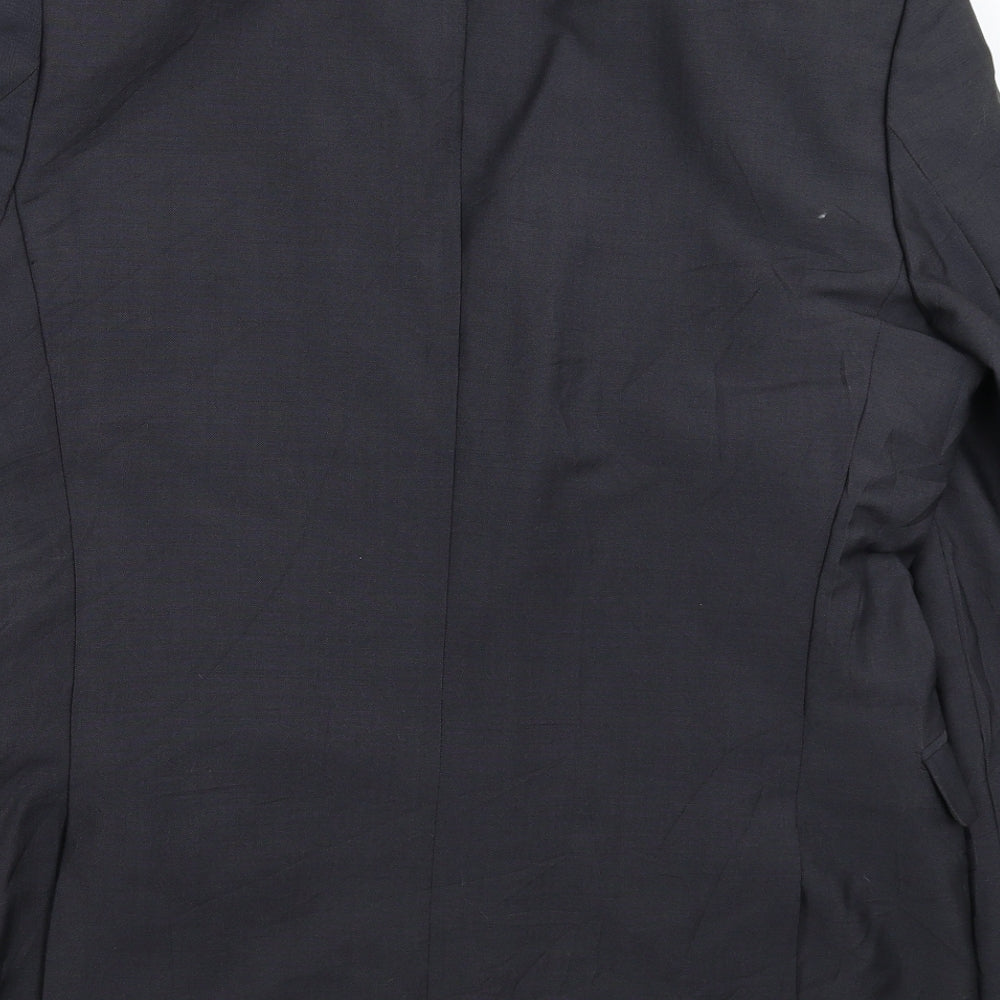 WILVORST Mens Grey Jacket Suit Jacket Size 40