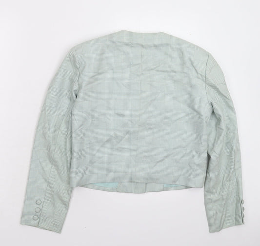 Preworn Womens Green Jacket Blazer Size 10
