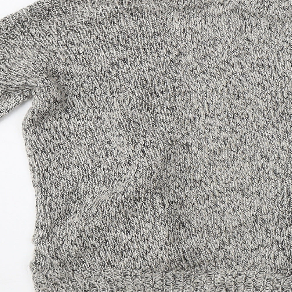 VERO MODA Womens Brown Knit Cardigan Jumper Size S