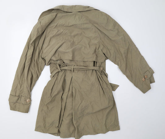 newyork harbor Womens Green Jacket Coat Size 8