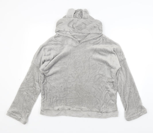 Preworn Womens Grey Pullover Hoodie Size M
