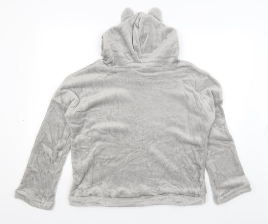Preworn Womens Grey Pullover Hoodie Size M