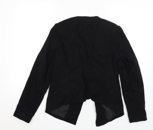 Papaya Womens Black Jacket Blazer Size 12