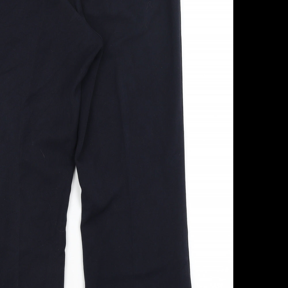 BM Womens Blue Trousers Size 12 L24 in