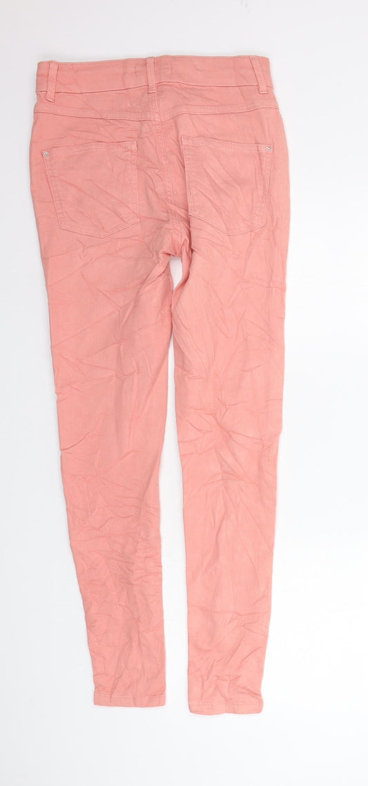 Marks and Spencer Womens Orange Skinny Jeans Size 10 L28 in