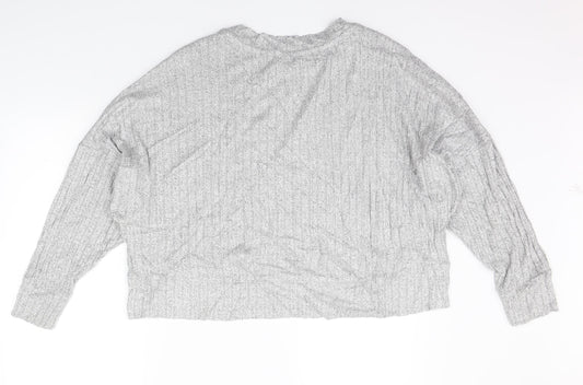 Marks and Spencer Womens Grey Basic T-Shirt Size 18