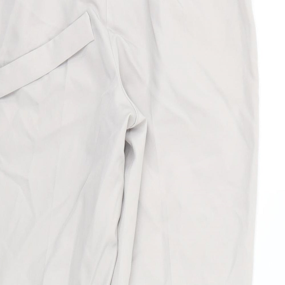 New Look Womens Grey Trousers Size 12 L24 in