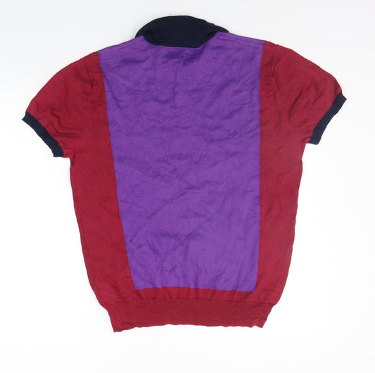 Bosideng Womens Red Basic Polo Size M