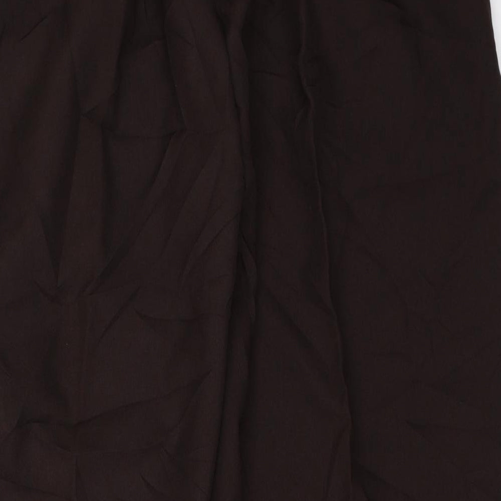 Preworn Womens Brown Trousers Size 24 L24 in