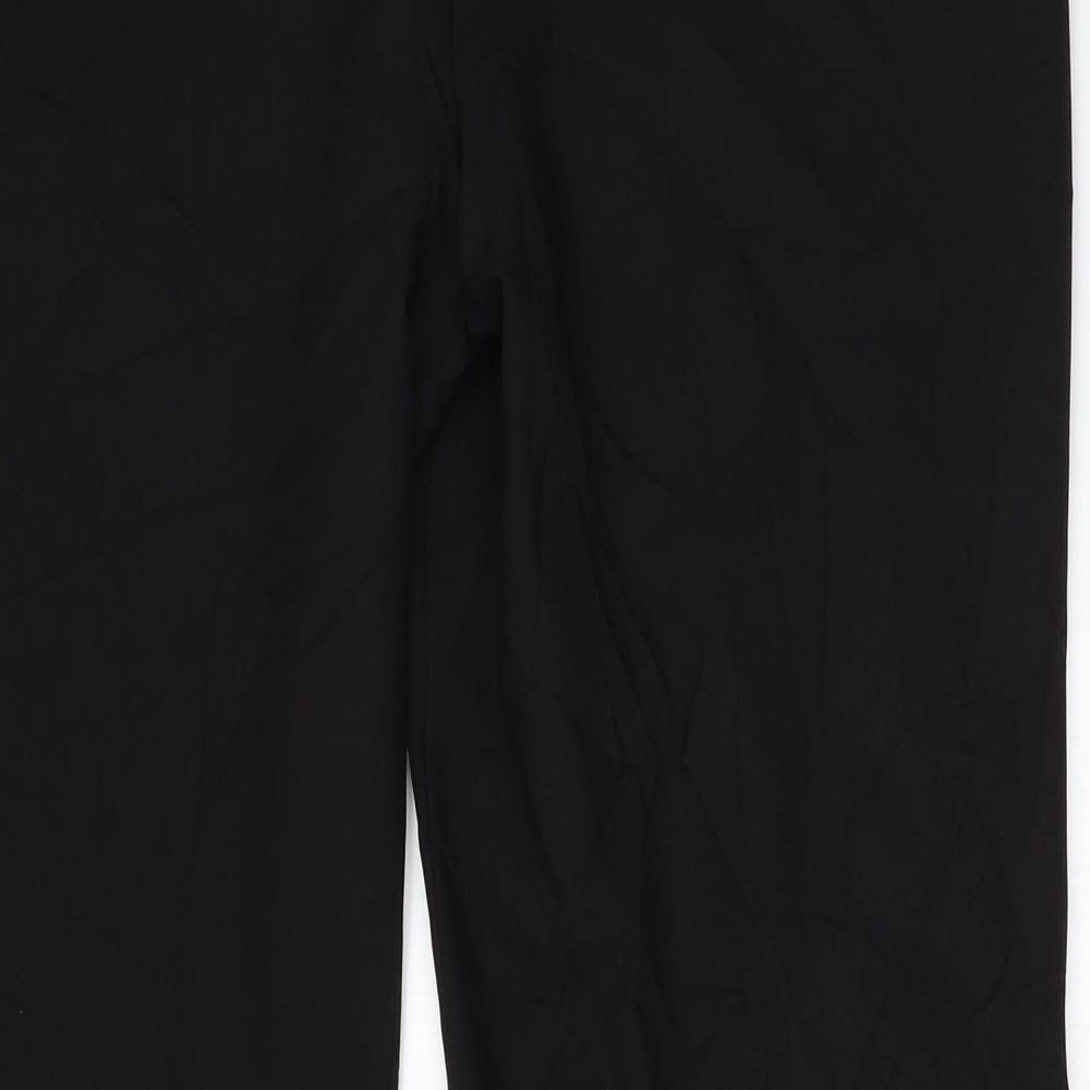 F&F Womens Black Trousers Size 12 L27 in