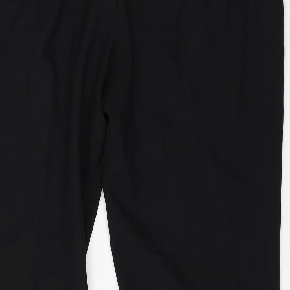 F&F Womens Black Trousers Size 40 in L30 in