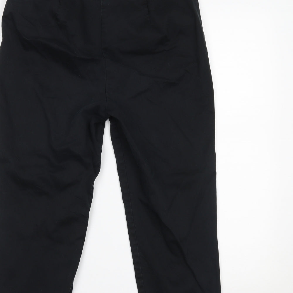 Marks and Spencer Womens Black Trousers Size 12 L21 in
