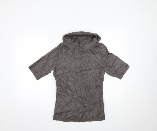 ESPIRIT Womens Brown Basic Blouse Size M