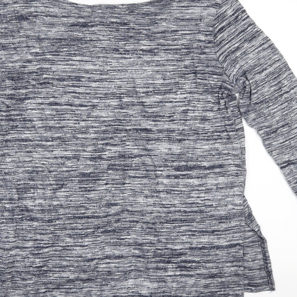 Marks and Spencer Womens Blue Basic Blouse Size 8