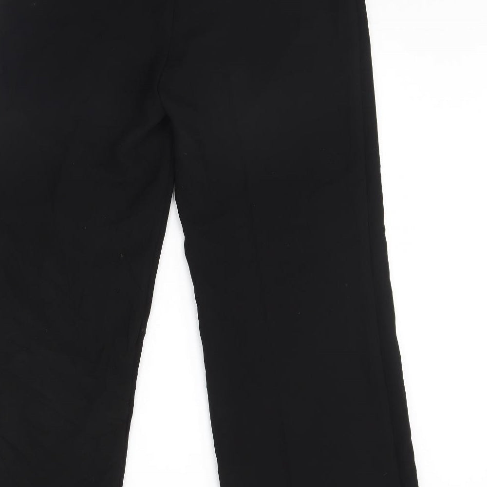 M&S Womens Black Dress Pants Trousers Size 12 L30 in
