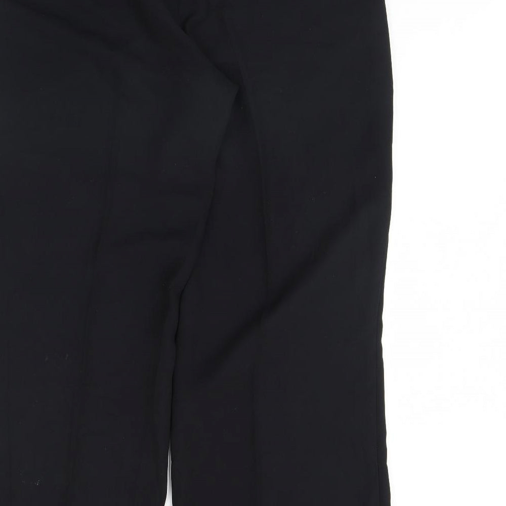 M&S Womens Black Dress Pants Trousers Size 40 in L32 in