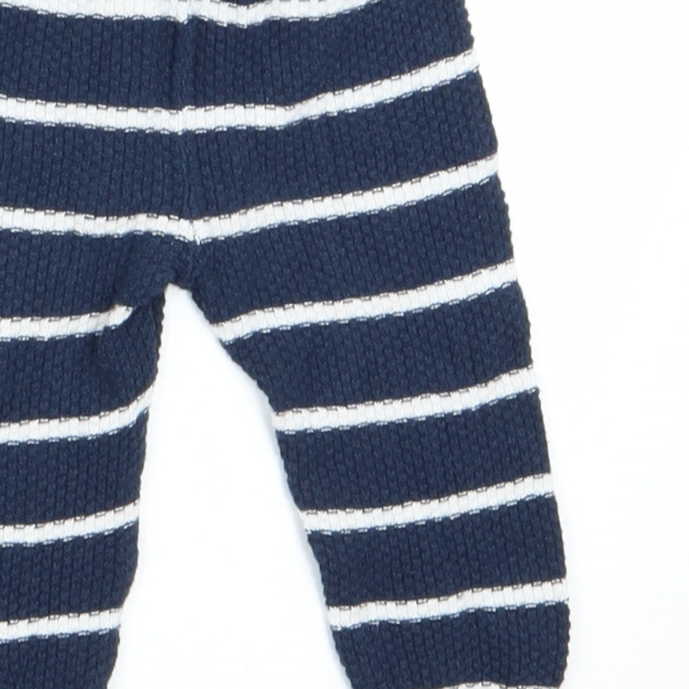Florence and Fred Baby Black Striped Jogger Leggings Size 0-3 Months - Florence and Fred Baby