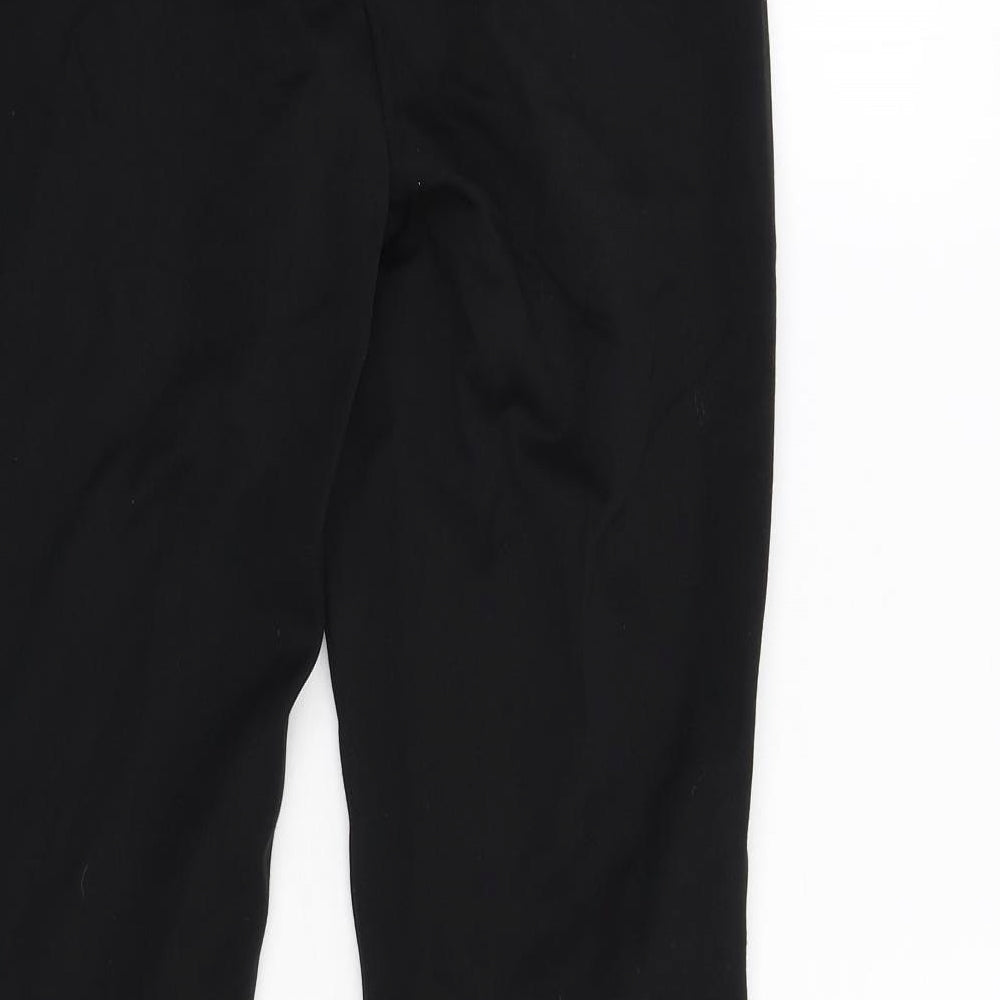 M&S Womens Black Trousers Size 10 L30 in