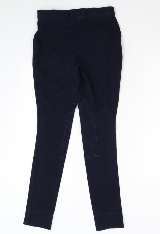 Just Togs Womens Blue Trousers Size 30 L30 in - Jodhpurs