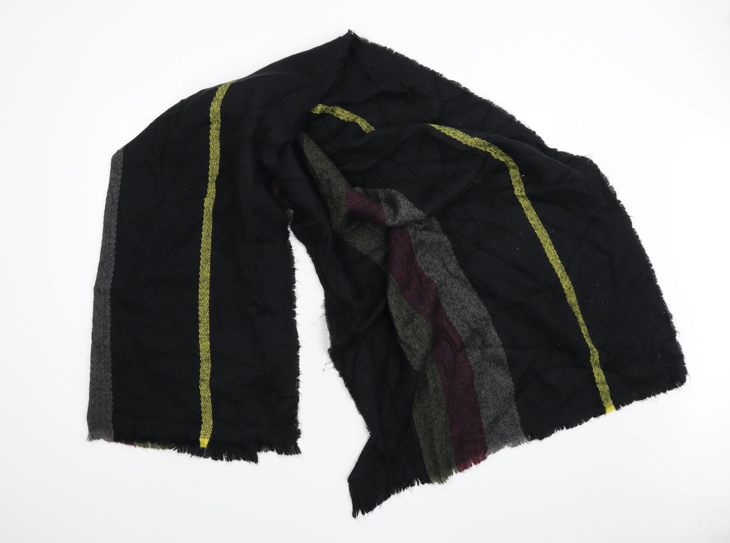 Preworn Unisex Multicoloured Striped Scarf