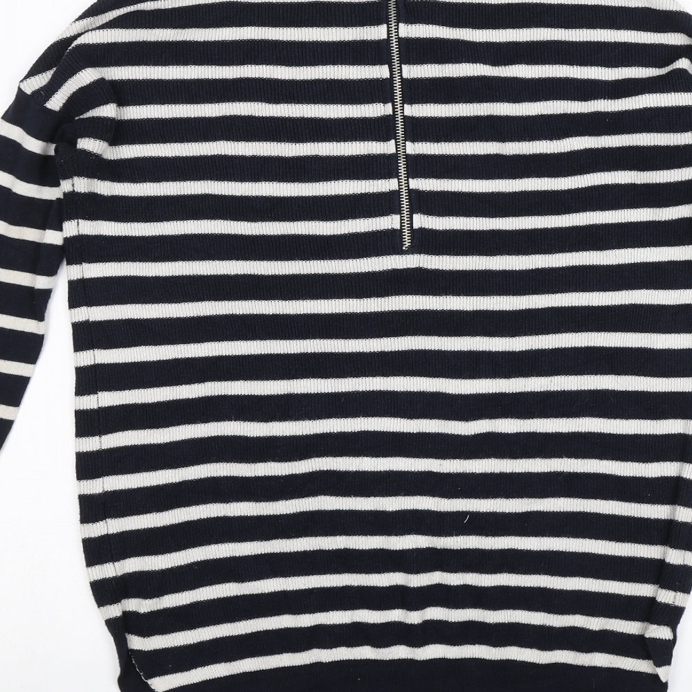Atmosphere Womens Blue Striped Pullover Jumper Size 6