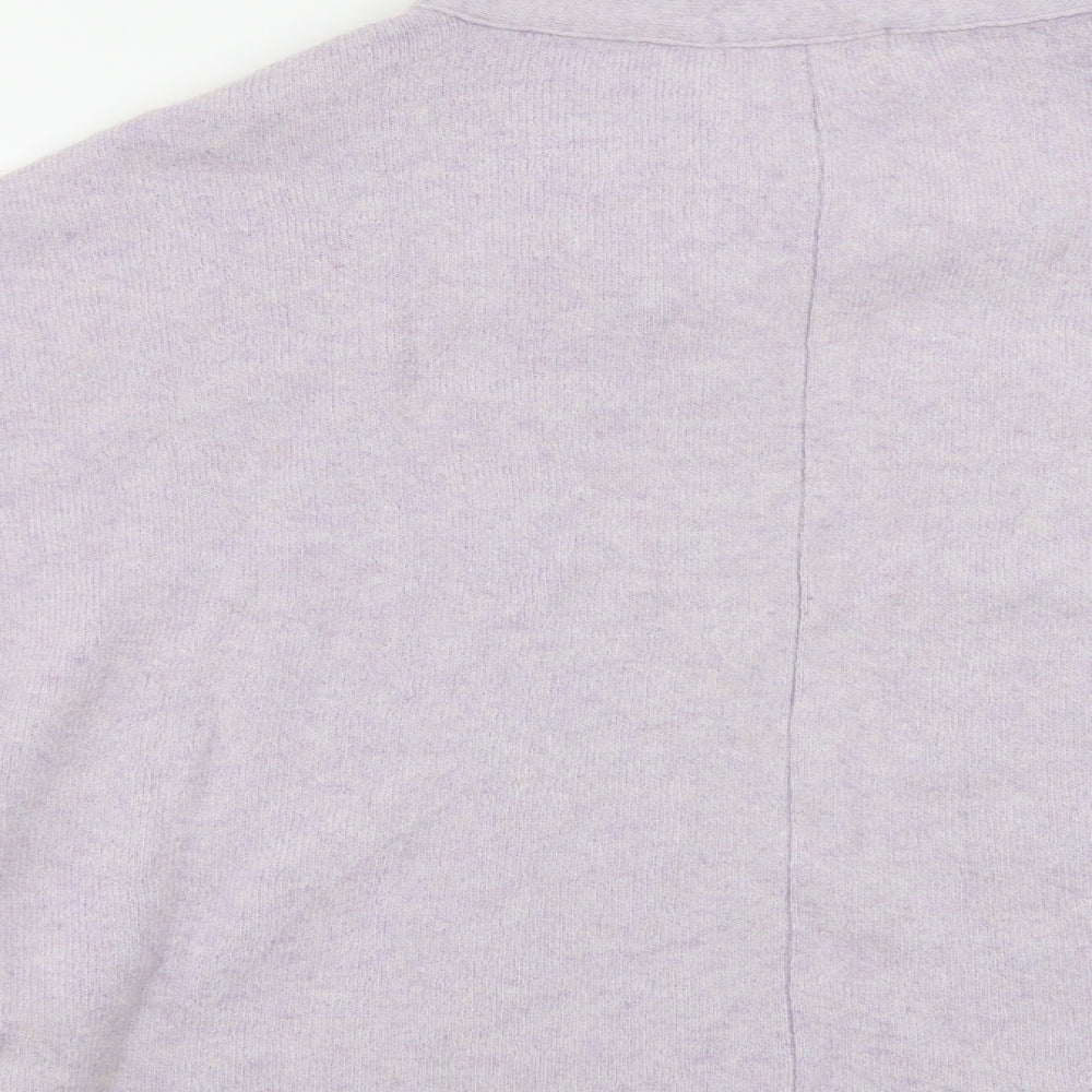 Chiaramente Womens Purple Cardigan Jumper Size S