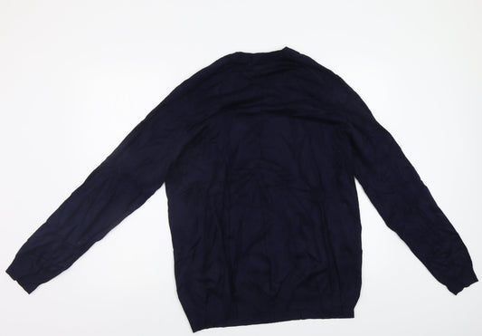 River Island Mens Blue Pullover Jumper Size L