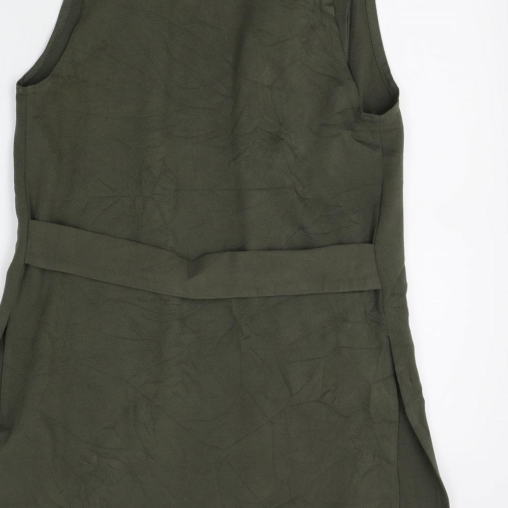 Atmosphere Womens Green Wrap Jumper Size 10