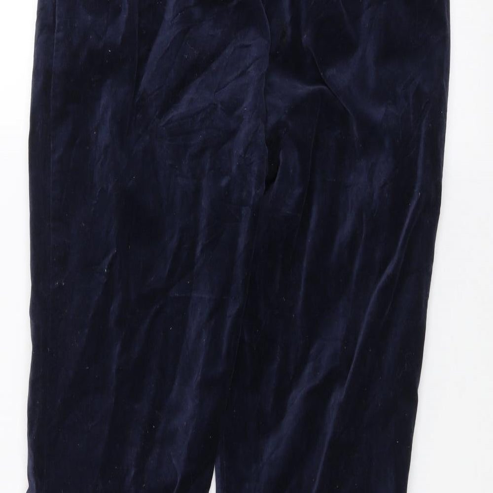 Marks and Spencer Womens Blue Trousers Size 12 L24 in