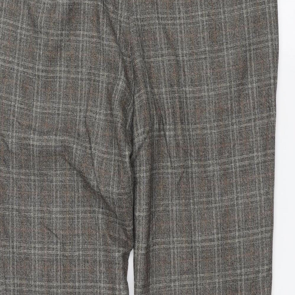 Preworn Mens Brown Trousers Size 36 in L26 in