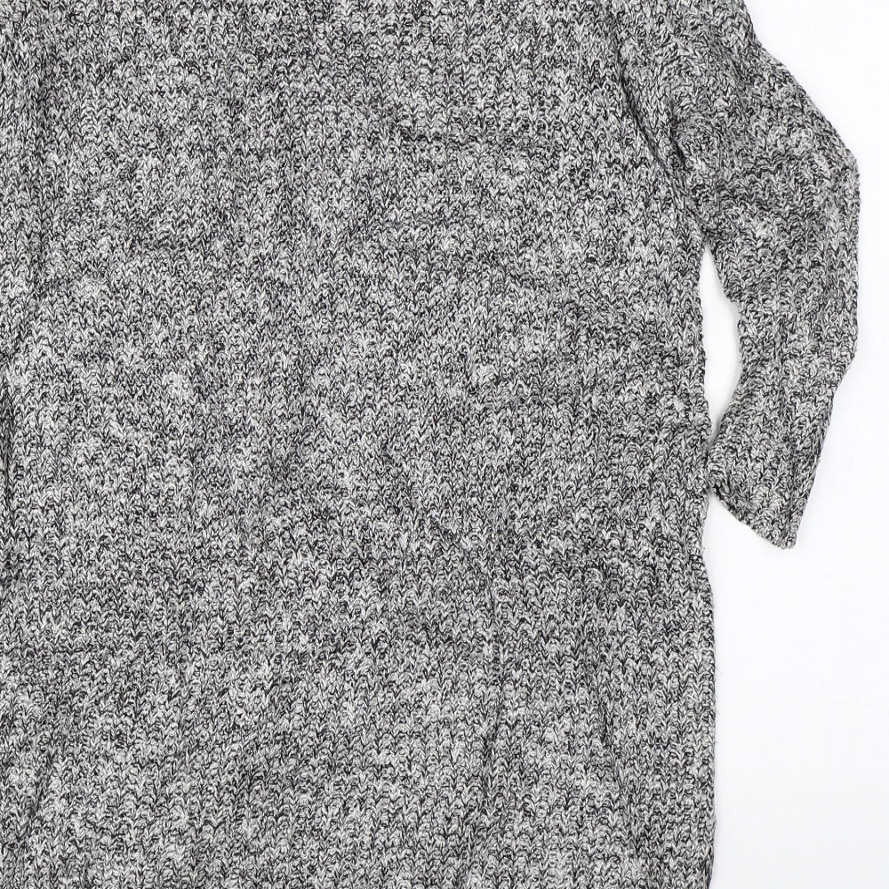 River Island Womens Grey Knit Pullover Jumper Size 6