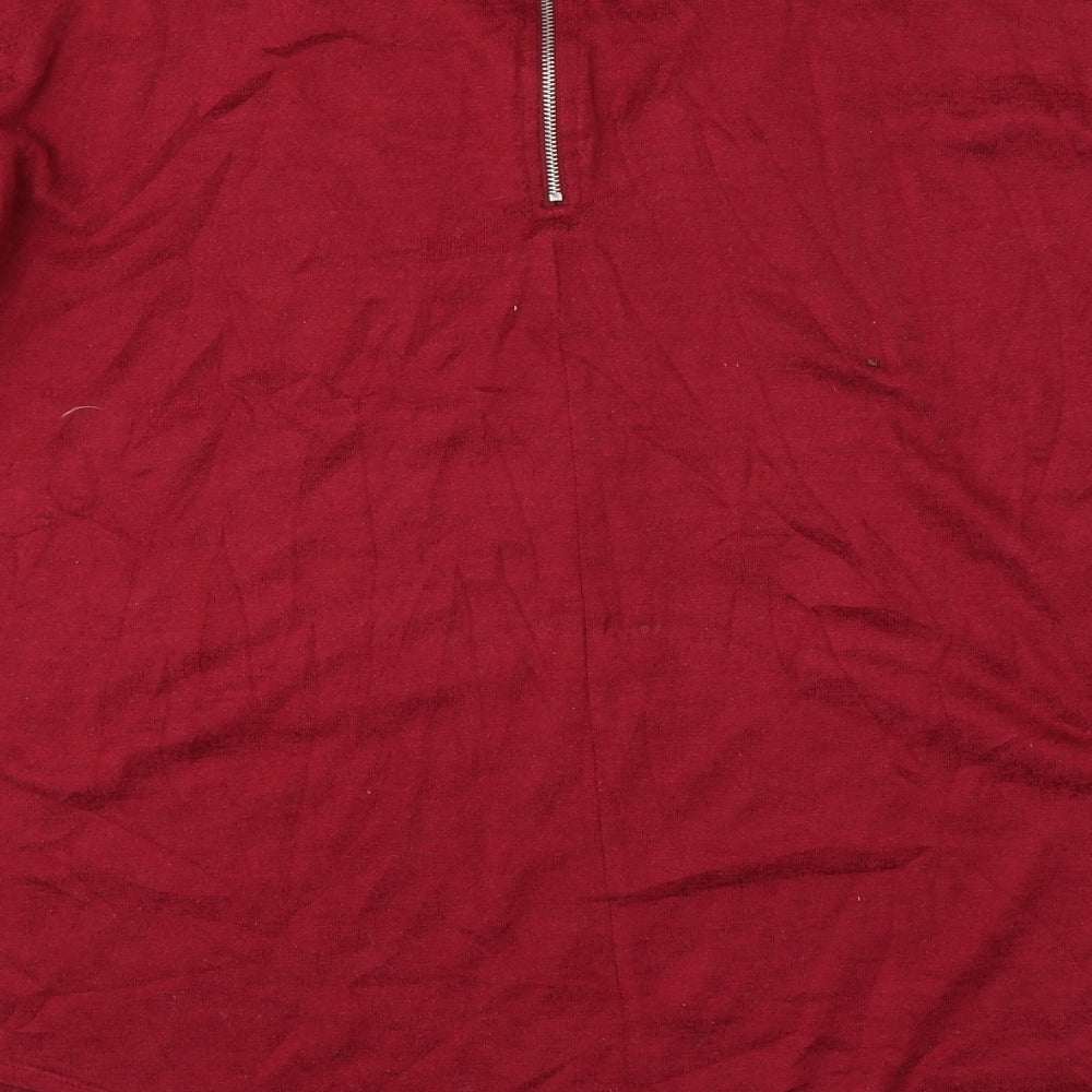 Primark Womens Red Pullover Jumper Size M