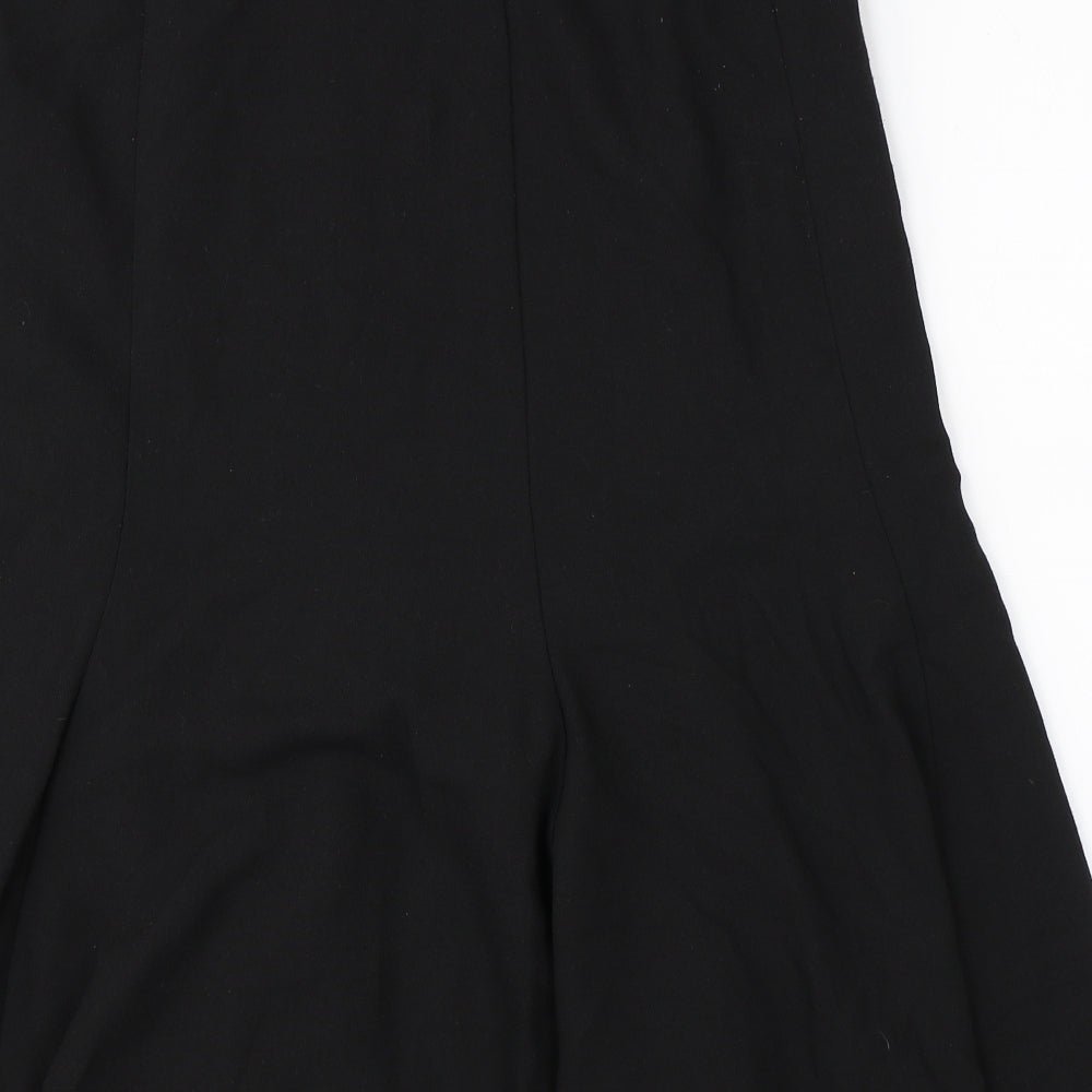 Preworn Womens Black A-Line Skirt Size 32 in
