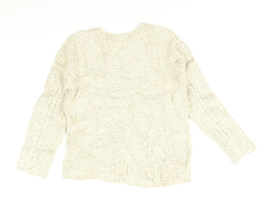 Arizona Jeans Womens Beige Pullover Jumper Size M