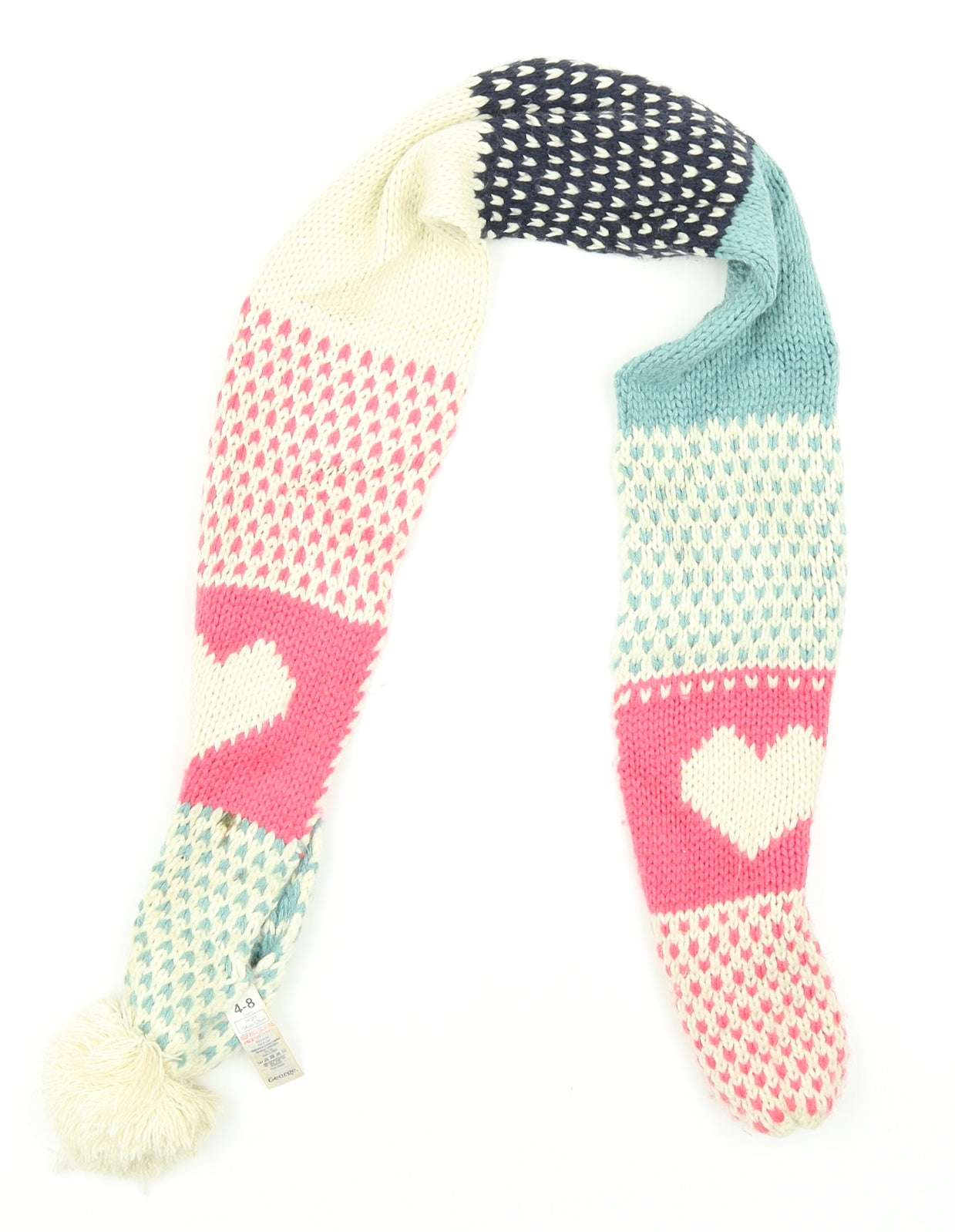George Multicoloured Striped Scarf Scarves & Wraps One Size