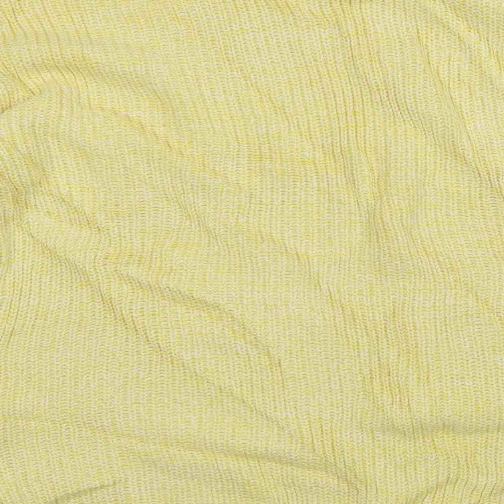 M&S Womens Yellow Pullover Jumper Size M