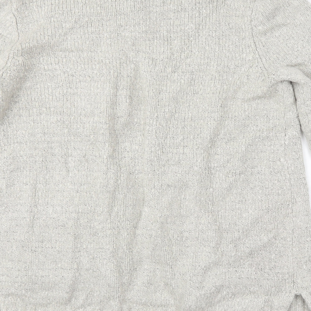 M&Co. Womens Grey Pullover Jumper Size 14
