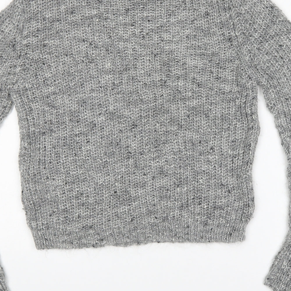 H&M Womens Grey Pullover Jumper Size S