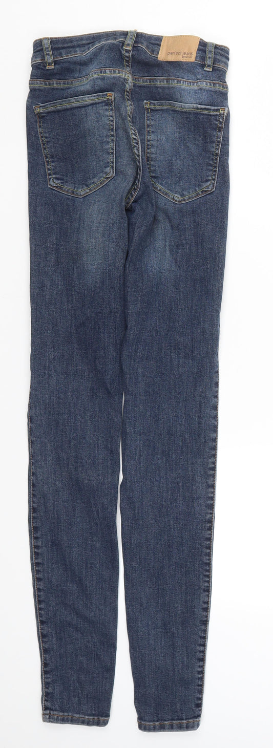 Gina Tricot Womens Blue Denim Skinny Jeans Size 24 in L31 in