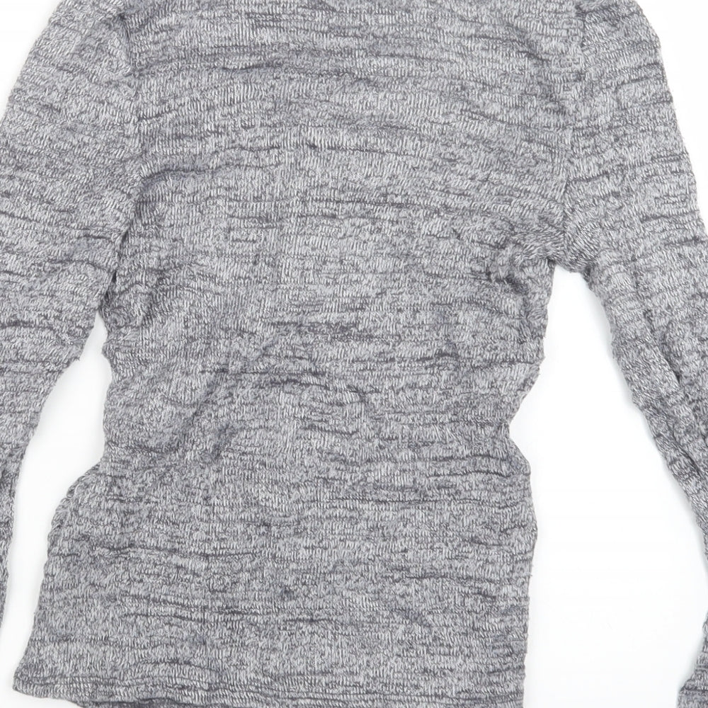 Miss Selfridge Womens Blue Knit Pullover Jumper Size 6