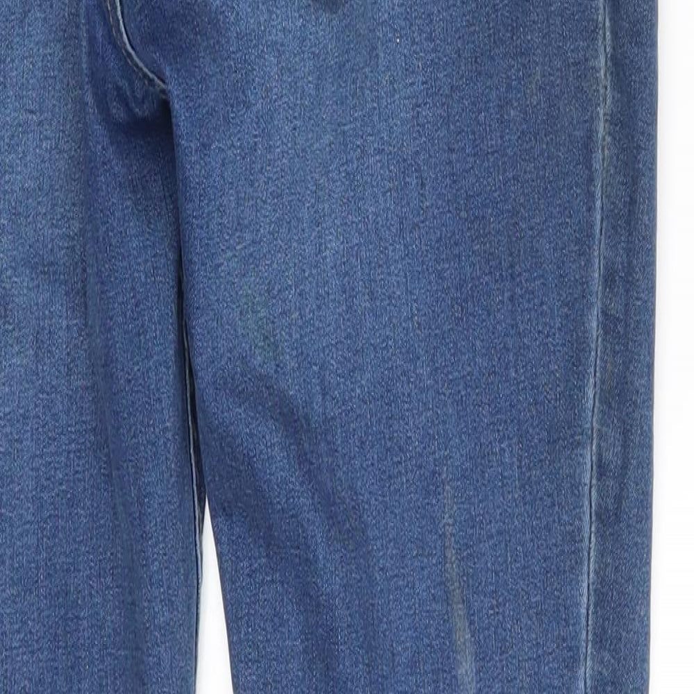 New Look Womens Blue Denim Jegging Leggings Size 12 L28 in