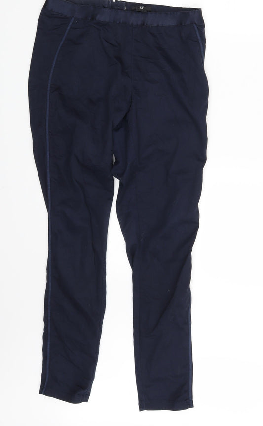 H&M Womens Blue Jegging Leggings Size 8 L29 in