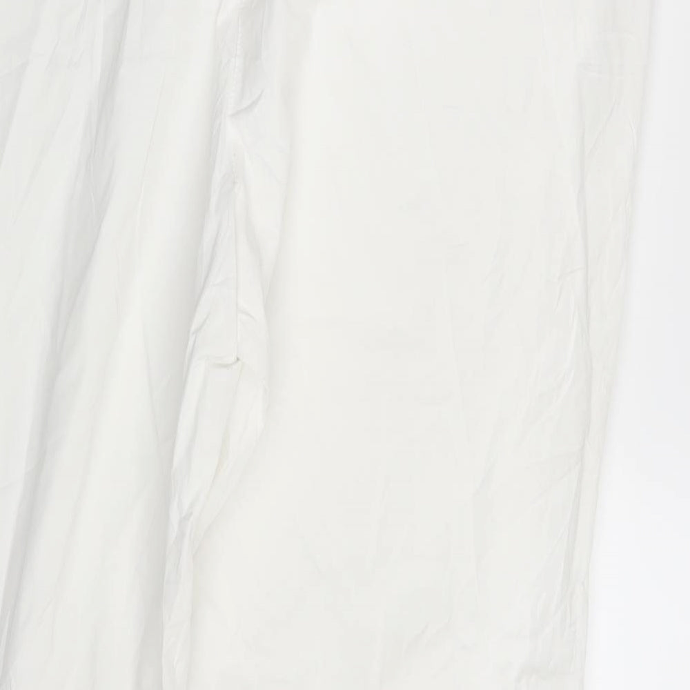 Gelco Womens White Chino Trousers Size 40 in L28 in