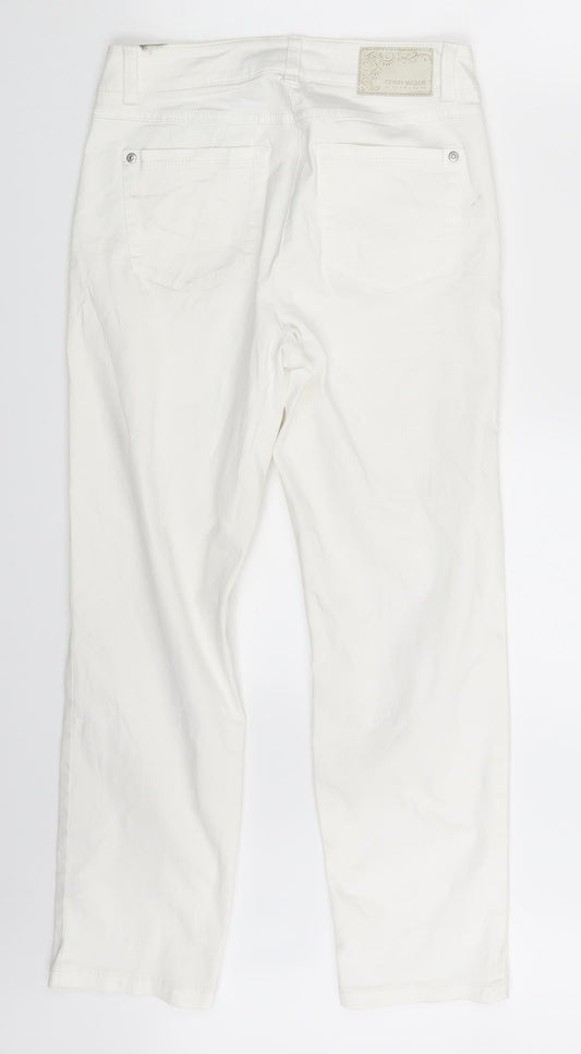 Gerry Webber Womens White Denim Cropped Jeans Size 26 in L24 in